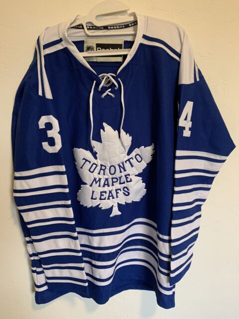 Reebok Toronto Maple Leafs Centennial Classic NHL Hockey Jersey Blue  Alternate L