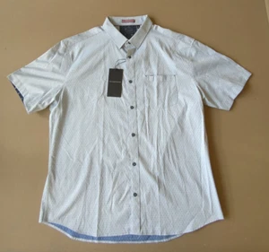 7 Diamonds Men's Short Sleeve Button Up Shirt XXL Across the Universe NWT - Picture 1 of 19