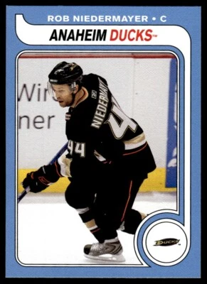 2008-09 O-Pee-Chee 1979-80 Retro Rob Niedermayer Anaheim Ducks #125 R46 - Image 1 of 2