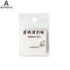 Memo Pads Scraped Stickers Sticky Sticky Notes Simple 2022 Note Transparent I0S5
