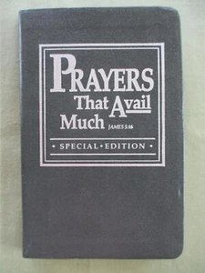 PRAYERS THAT AVAIL MUCH Special Edition 1991 Word Ministries Scripture Leather - Picture 1 of 5