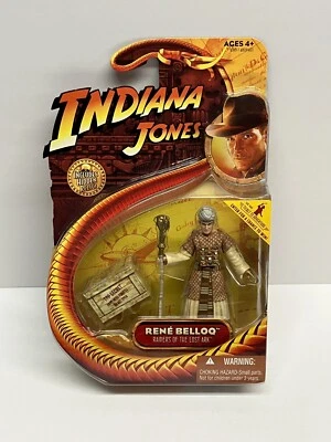 2008 Hasbro Indiana Jones Raiders of Lost Ark RENE BELLOQ action figure (NEW) - Image 1 of 3