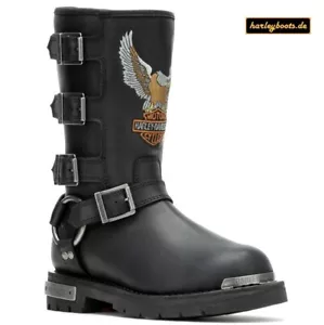 Botas de mujer Harley Davidson Corley negras botas de motorista de culto tallas 37 a 41 - Imagen 1 de 6