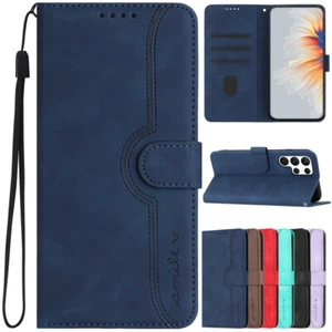 For Samsung S24/S23/S22/S21/S20/S10/S9/S8 Note20 Flip Leather Case Wallet Cover - Picture 1 of 67