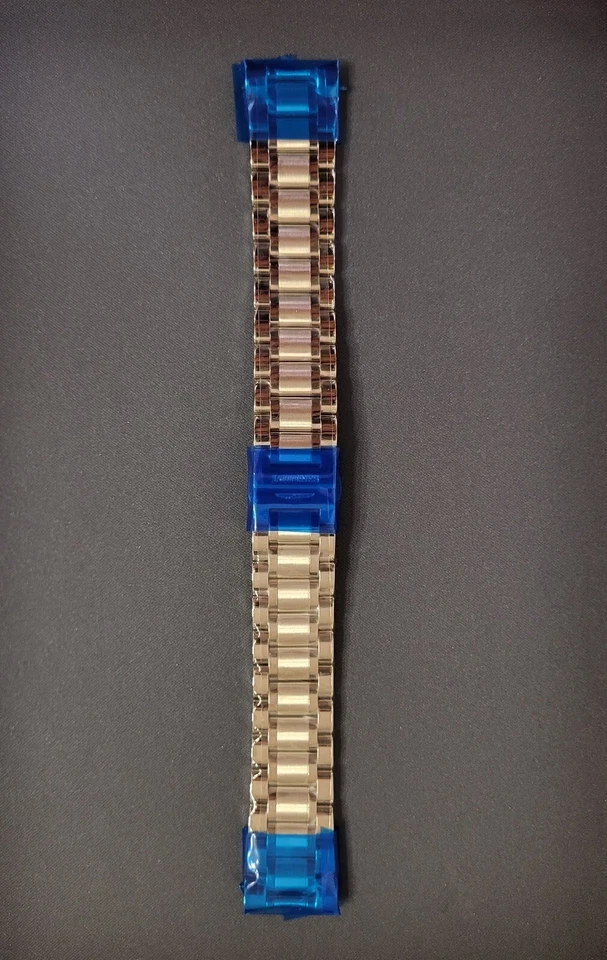 Pulseira de aço 15 19 20 21 mm pulseira de metal compatível com modelos Longines Master Collection - Imagem 1 de 4