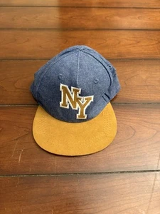New York City Cap Hat Blue Kids 6-12 Months Flat Bill - Picture 1 of 3