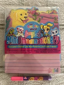 Vintage LISA FRANK Mini Imaginationery Stationery Set Golden Labs Pups **READ** - Picture 1 of 12