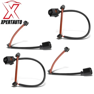 For Porsche Cayenne Panamera 10-17 4pcs Disc Brake Pad Wear Sensor Front & Rear Foto 1 de 4