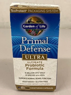 Garden of Life Primal Defense Ultra 5 mil millones de UFC 60 UltraZorbe VCaps 12/2025 Foto 1 de 4