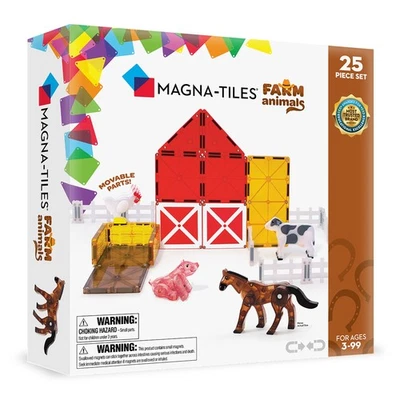 Juego de construcción magnética de 25 piezas de animales de granja, el edificio magnético ORIGINAL... Foto 1 de 4
