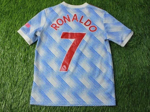 Manchester United #7 Ronaldo 2021-2022 Fußball Shirt Trikot Away Adidas Young M - Bild 1 von 13