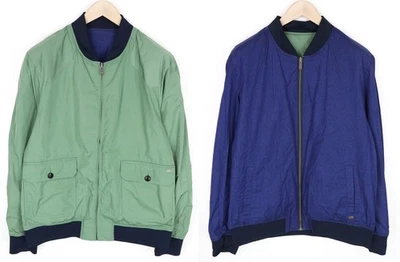 SCOTCH & SODA Ams Couture Men's 2XL Blue-Green Cotton Linen Dual-Sided Jacket * - Image 1 of 4