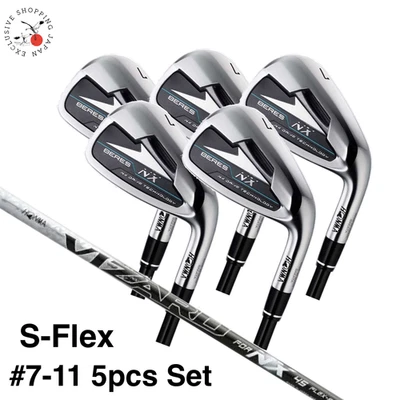 HONMA Golf Beres NX Iron Set Club #7-11 5pcs VIZARD NX 45 Graphite Shaft S-Flex - Image 1 of 4
