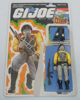 Cobra Python Patrol Crimson Guard 1989 v2 G.I. GI Joe 3,75 ARAH *100 % completo Foto 1 de 4