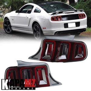 Par de luces traseras LED para Ford Mustang 2010-2014 lentes rojas luces de señal secuencial - Imagen 1 de 18