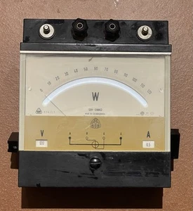 Wattmeter made in Czechoslovakia - Bild 1 von 1