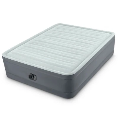 Luxus Luftbett PremAire Queen mit 230V Pumpe Gästebett 203x152x46cm von INTEX - Bild 1 von 4
