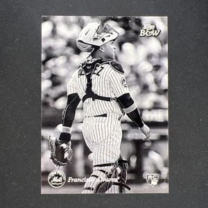 2023 Topps Black and White #68 Francisco Alvarez RC - Mets - Picture 1 of 2