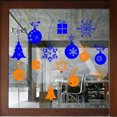 NERKADESIGNSTUDIO PEGATINAS DE PARED DECORACIÓN VENTANA NAVIDAD DECORACIÓN VENTANA NAVIDAD pegatinas escaparate tienda navidad N10