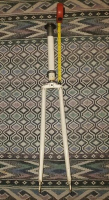 Bridgestone Forks 27” 1" Threaded Touring Road Lugged Steel 100mm Dropouts - Image 1 of 4