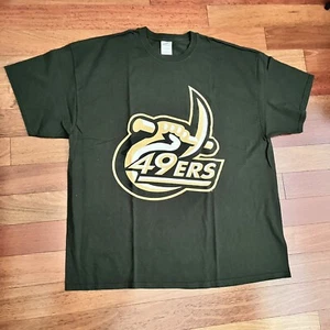 UNCC Charlotte 49ers Mens T Shirt Size 2XL New Green - Picture 1 of 6