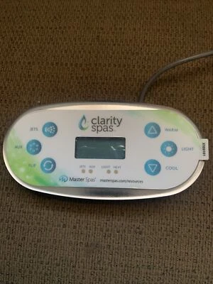 TP600 Topside Control Panel.  Master spa X310191.  Clarity Spa Topside - Image 1 of 2