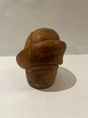 DE COLECCIÓN 5 PIEZAS ROMPECABEZAS SOMBRERERÍA ALA ESTILO MADERA SOMBRERO BLOQUE FORMA MOLDE (ANTIGUO) Foto 1 de 4