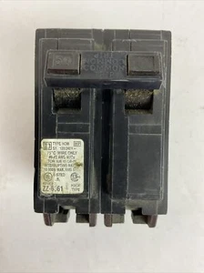 SQUARE D HOM250 2POLE CIRCUIT BREAKER 50AMP 120/240VAC - Picture 1 of 6
