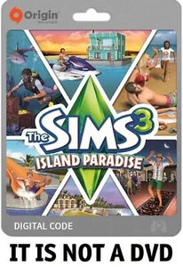 The Sims 3 Island Paradise Expansion Origin PC Key DLC | Send in 12 hours! - Picture 1 of 1