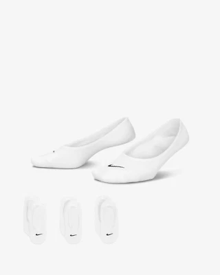 Nike Women's Everyday Lightweight Footie Training Socks 3 Pairs White SX4863-101 - Image 1 of 4