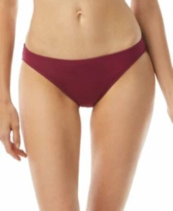 Traje de baño Michael Kors liso hipster breve rubí talla M nuevo con etiquetas #30 - Imagen 1 de 6