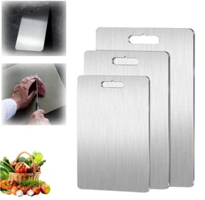 Tabla de cortar de titanio tabla de cortar de cocina de titanio de doble cara - Imagen 1 de 7