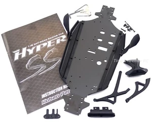 HoBao Hyper SS Aluminum Main Chassis Side Guards Braces Bumper 90041 90023 Ofna - Picture 1 of 3