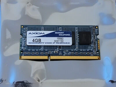 Axiom 4gb RAM DDR3 1333MHz Laptop Memory SO-DIMM 15592 0031132 ロ - Image 1 of 2