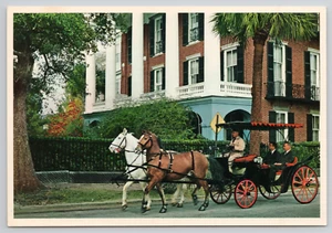 Cartolina Charleston SC Alta Batteria Casa Greca Revival Continentale 4x6 Vintage - Foto 1 di 2