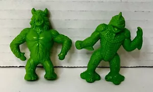 Diener Rubber Eraser Cyclops Lizard Monster Figures Set of two 1960's - Picture 1 of 2