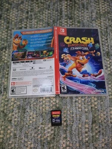 Crash Bandicoot 4 It's About Time - Nintendo Switch, Rated E 10+, Tested, 1-4 Pl - Picture 1 of 11