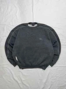 VINTAGE UMBRO GRAY SWEATSHIRT Y2K LOGO CREWNECK MENS SIZE XL JAPANESE DRILL SKAT - Picture 1 of 20