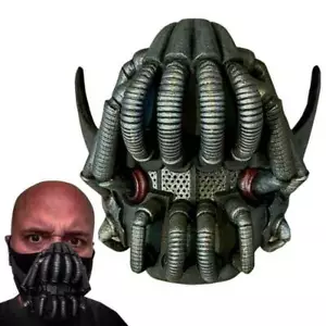 Halloween Bane Mask Cosplay Costume Props The Dark Knight Rises Mens Latex Mask - Picture 1 of 6