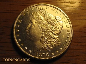 1878-CC $1 Morgan Dollar Carson City Lustrous DMPL Uncirculated Monster Scarce! - Picture 1 of 4