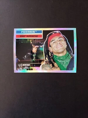 2006 WWE TOPPS CHROME HERITAGE REFRACTOR Psicosis #42 - Image 1 of 3