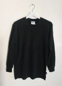 SHAKA Wear Men’s Size Medium Black Heavyweight Thermal Layer Streetwear Shirt - Picture 1 of 6