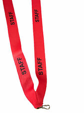 PERSONALISED Lanyard V NECK RIBBON for medals KWIK KLIP attachment ID CARD strap