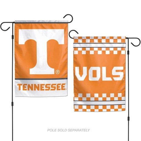 TENNESSEE VOLUNTEERS "VOLS" 12"X18" 2 SIDED GARDEN FLAG NEW WINCRAFT 🤠 Cover