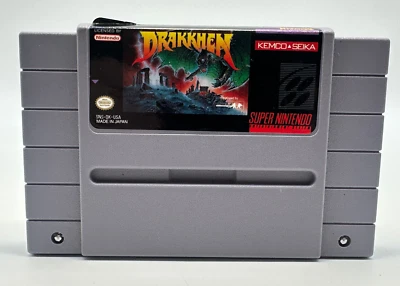 Drakkhen (Super Nintendo Entertainment System, 1991) SNES- TESTED & WORKS - Image 1 of 4