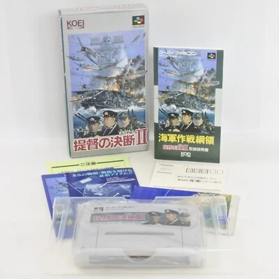 TEITOKU NO KETSUDAN II 2 Super Famicom Nintendo 2457 sf - Image 1 of 4