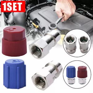 R-12 to R-134a Retrofit Conversion Adapter Fitting 1/4 SAE Valves Kits.F#DT - Picture 1 of 9