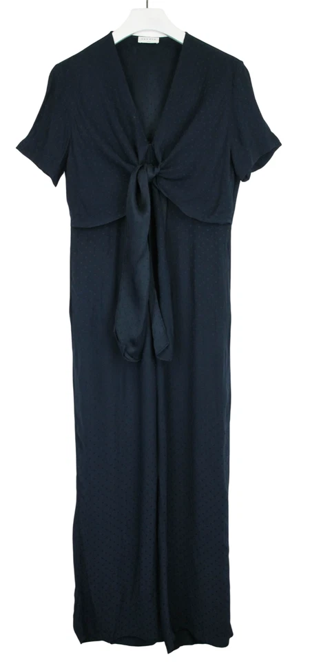 Sandro Duckie Overall Damen (Eu) 40 Kurzärmlig Gepunktet Aufdruck Vorne Schleife - Bild 1 von 4