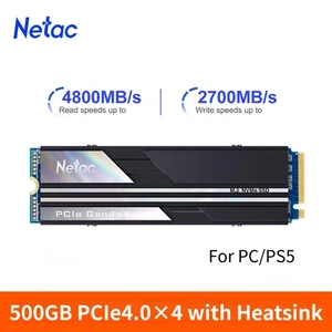 Netac M.2 2280 500GB 1TB NVMe PCIe 4.0 Gen 4x4 Internal SSD Solid State Drive - Afbeelding 1 van 14