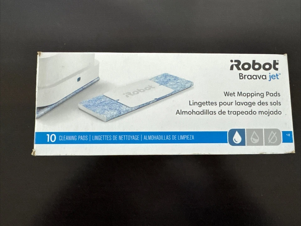 4465005 iRobot~Braava Jet Genuine Brand New 10pk Wet Mopping Pads - Image 1 of 1